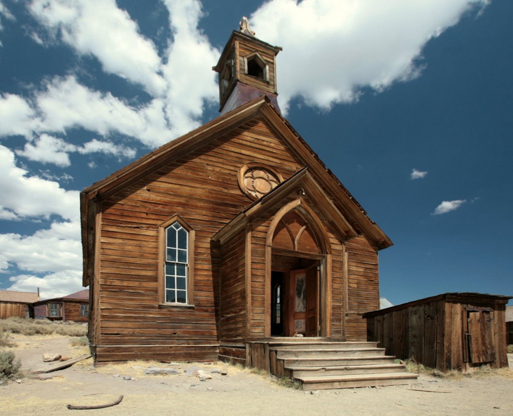 Chiesa a Bodie negli Stati Uniti